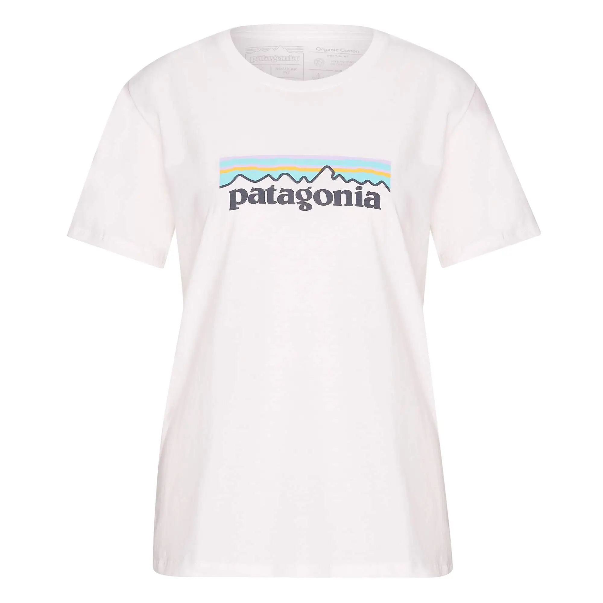 Patagonia Damen W' S PASTEL P-6 LOGO ORGANIC CREW T-Shirt - Nachhaltiges Bio-Baumwollshirt für Bergsport 3 Patagonia Damen W' S PASTEL P-6 LOGO ORGANIC CREW T-Shirt - Nachhaltiges Bio-Baumwollshirt für Bergsport