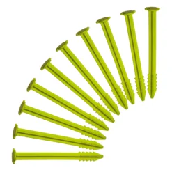 Swiss Piranha ZELTHERINGE 10ER-SET IM SÄCKLI - Hochwertige Zeltheringe für Camping und Outdoor