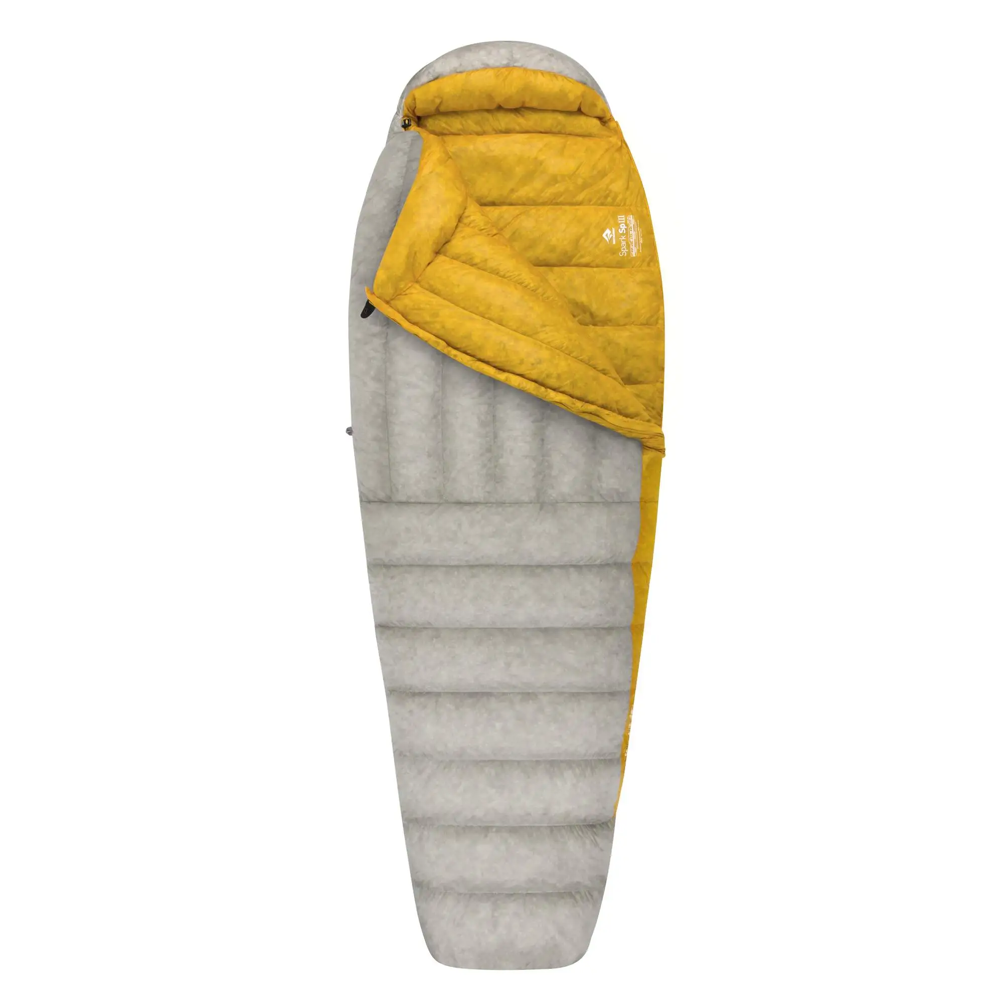 Sea to Summit SPARK SPIII Daunenschlafsack - Leicht, Kompakt & Warm - Regular Light Grey / Yellow 3 Sea to Summit SPARK SPIII Daunenschlafsack - Leicht, Kompakt & Warm - Regular Light Grey / Yellow
