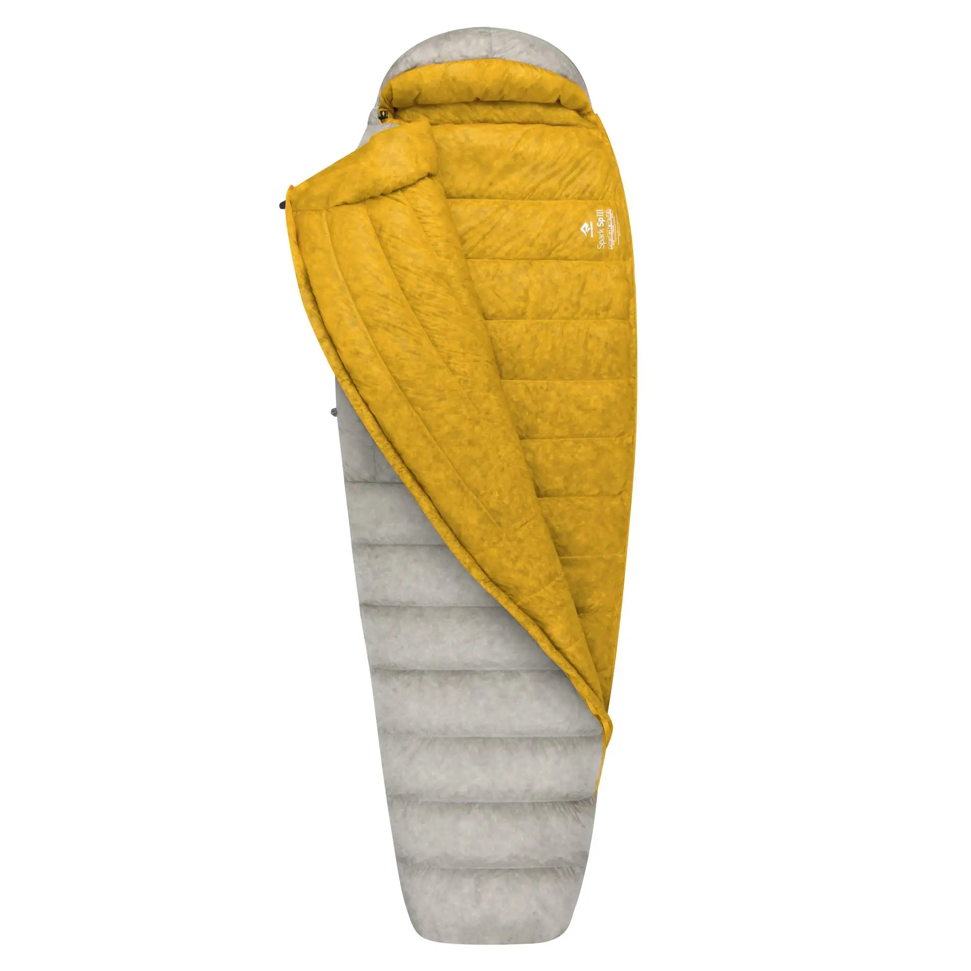 Sea to Summit SPARK SPIII Daunenschlafsack - Leicht, Kompakt & Warm - Regular Light Grey / Yellow 4 Sea to Summit SPARK SPIII Daunenschlafsack - Leicht, Kompakt & Warm - Regular Light Grey / Yellow – Bild 2