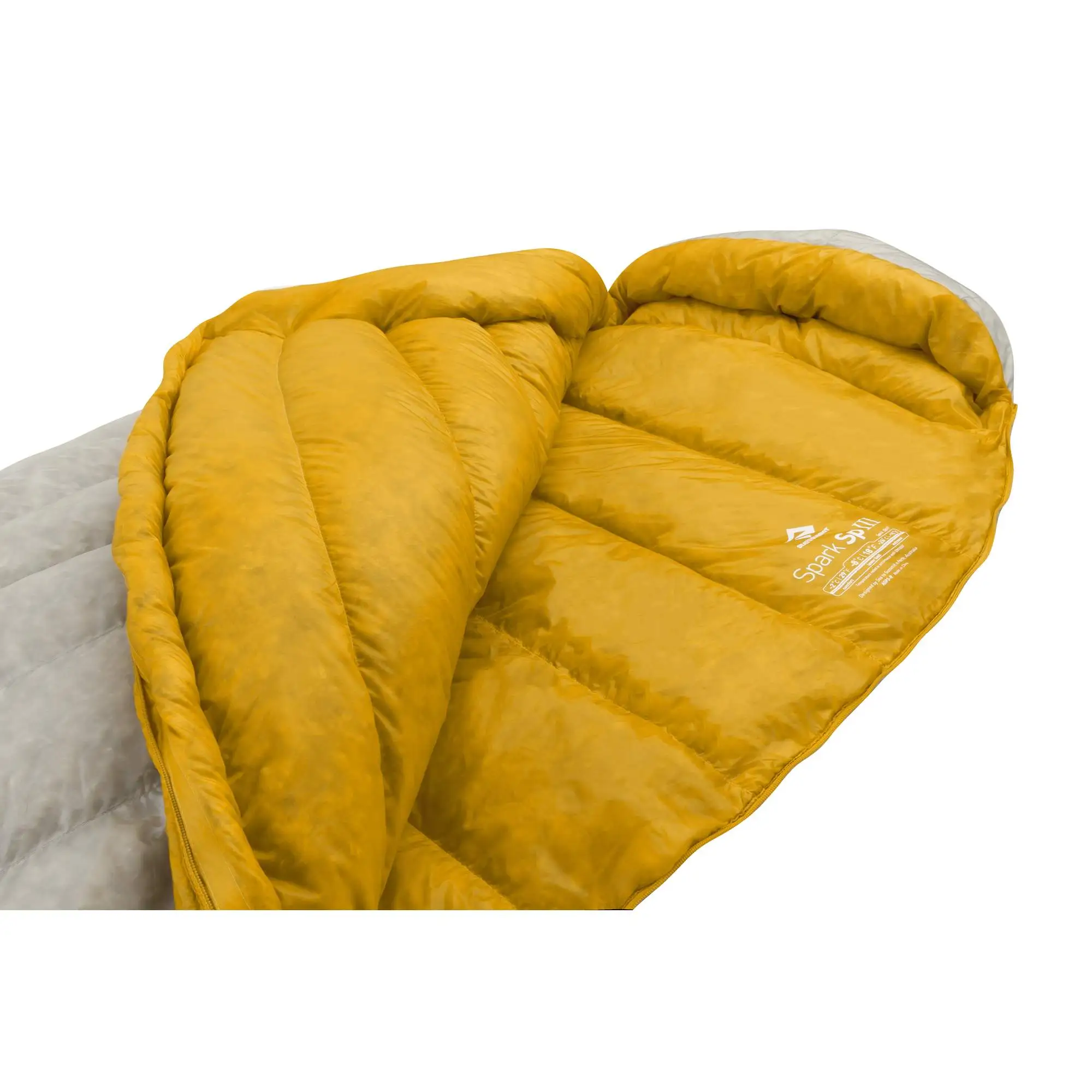 Sea to Summit SPARK SPIII Daunenschlafsack - Leicht, Kompakt & Warm - Regular Light Grey / Yellow 7 Sea to Summit SPARK SPIII Daunenschlafsack - Leicht, Kompakt & Warm - Regular Light Grey / Yellow – Bild 5