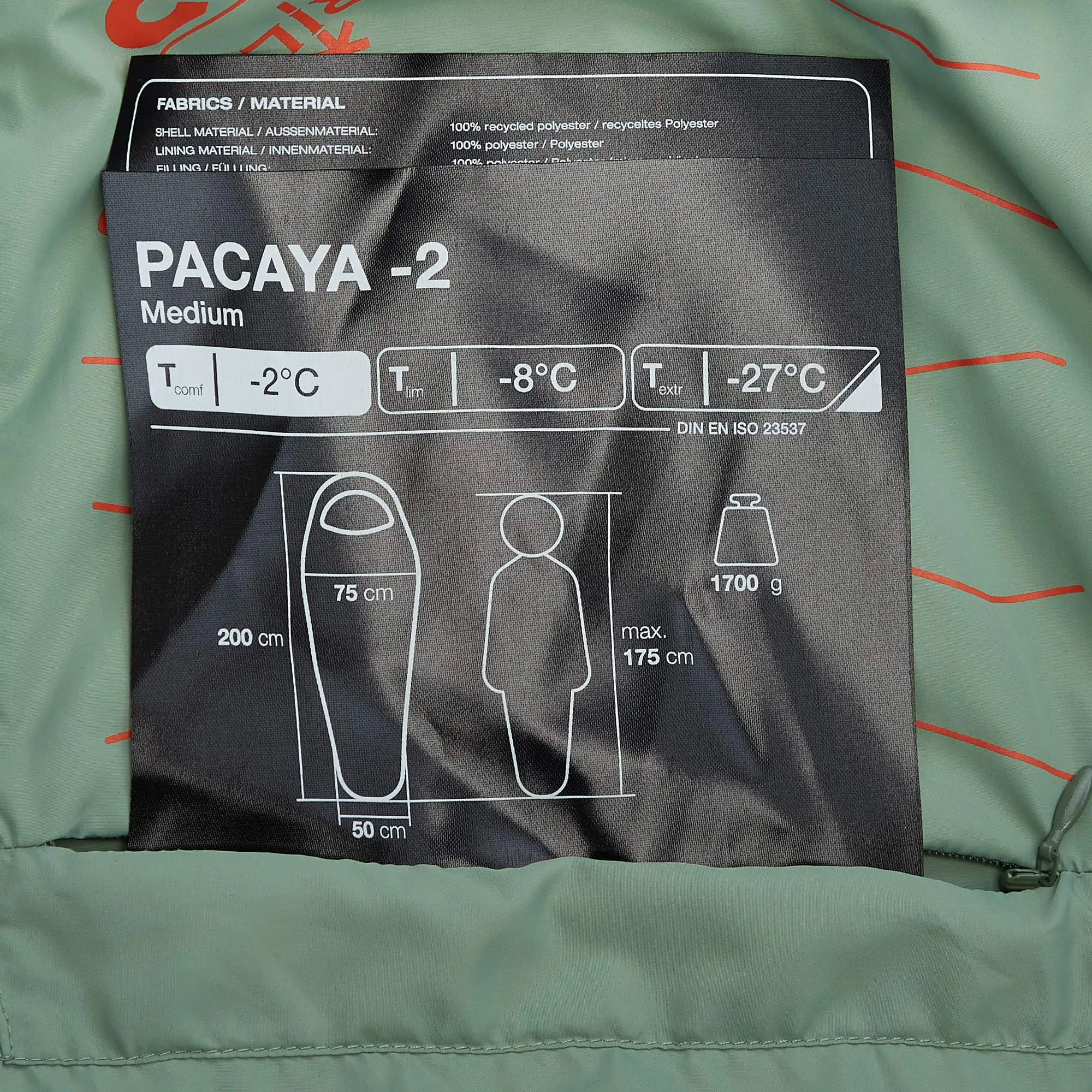 FRILUFTS PACAYA -2 Kunstfaserschlafsack | Leichter & Komfortabler Schlafsack für Outdoor-Abenteuer 7 FRILUFTS PACAYA -2 Kunstfaserschlafsack | Leichter & Komfortabler Schlafsack für Outdoor-Abenteuer – Bild 5