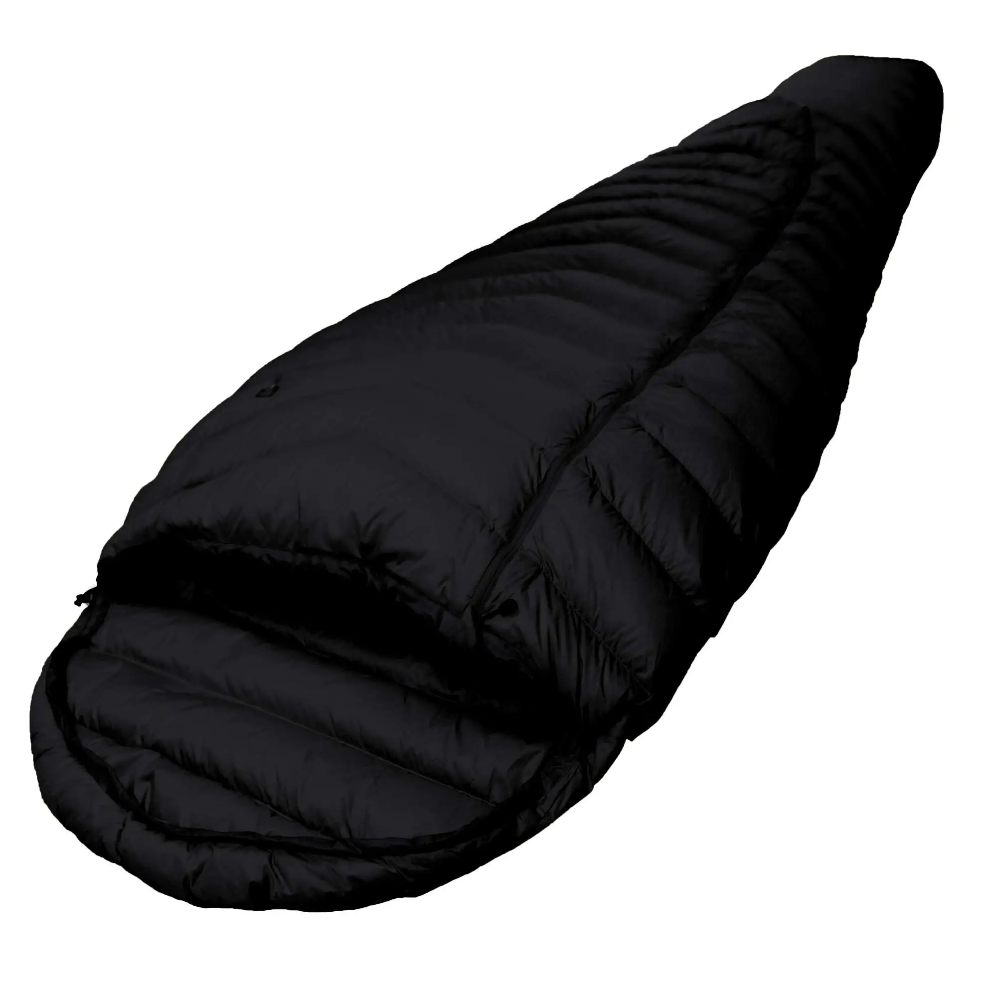 Grüezi Bag BIOPOD DOWNWOOL EXTREME LIGHT 185 BLACK EDITION - Ultralight Daunenschlafsack für den Sommer – Bild 3