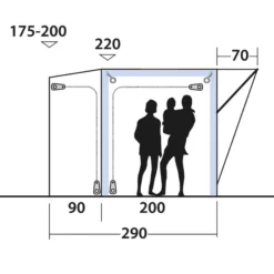 Outwell PARKVILLE 200SA - Busvorzelt | Dachzelt für Camping und Outdoor-Abenteuer -Angebote Bergsport Store 5638031663 m parkville 200sa outwell 24