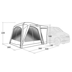 Outwell Bremburg AIR - Busvorzelt | Dachzelt für Campingbusse | Schnellaufbau | Robust & Wetterfest -Angebote Bergsport Store 5638031665 l bremburg air outwell 24