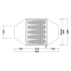 Robens COBRA STONE 5 - Familienzelt | Robustes & wetterfestes Zelt für die ganze Familie -Angebote Bergsport Store 5638037124 k cobra stone 5 robens 24